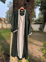Lace Aura Kimono - Green