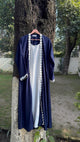 Lace Aura Kimono - Navy Blue