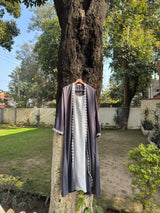 Lace Aura Kimono - Grey