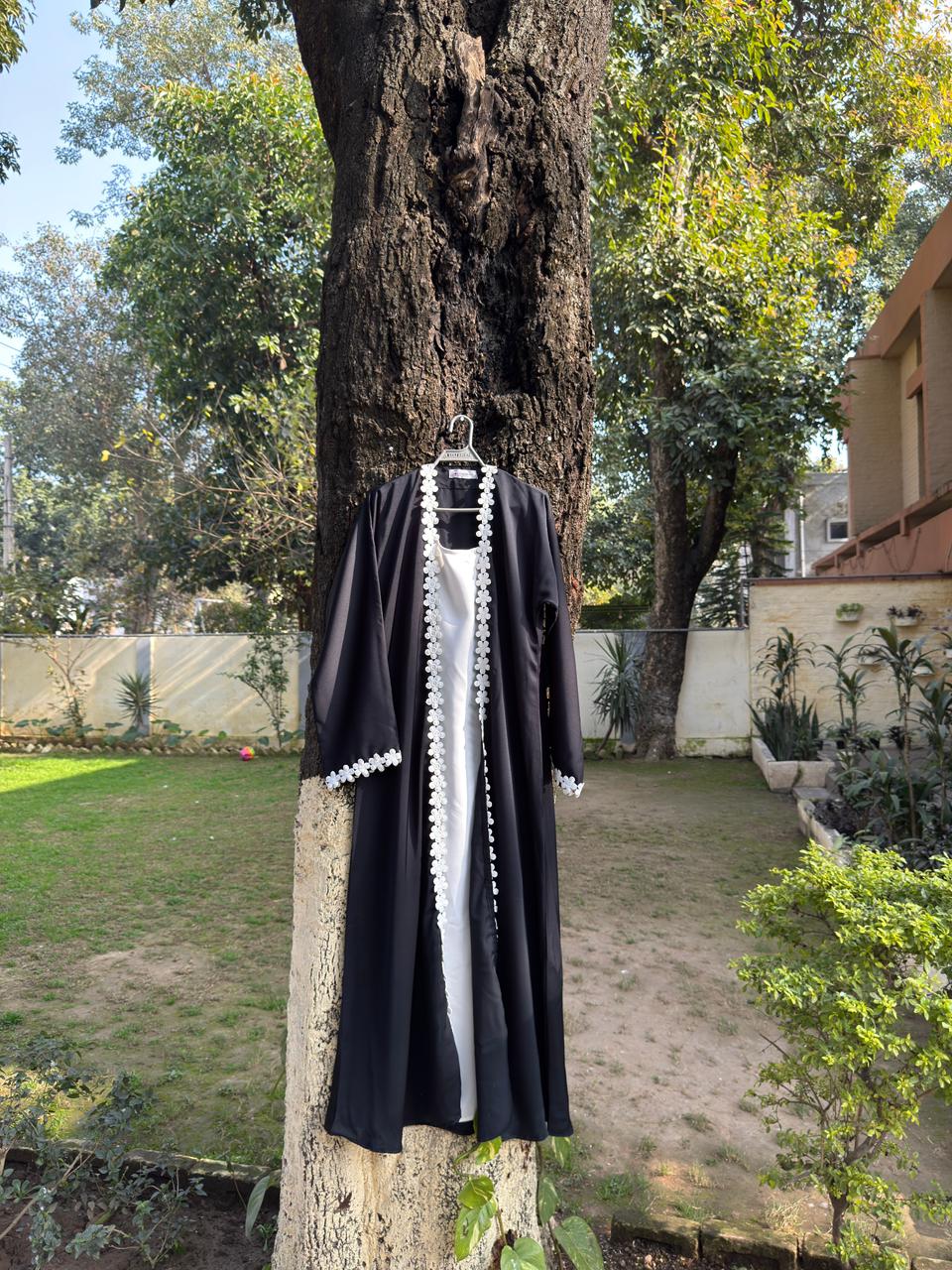 Lace Aura Kimono - Black
