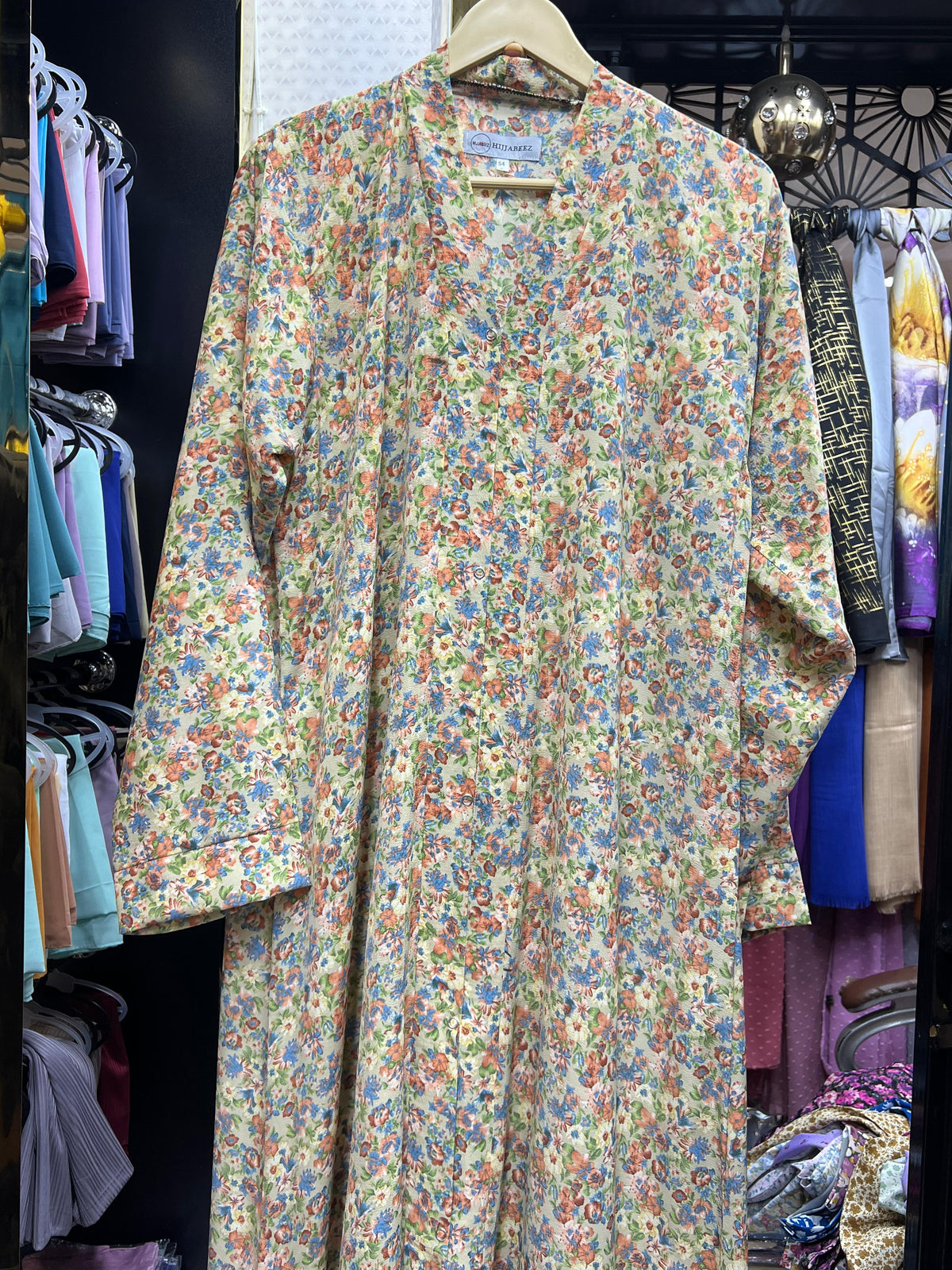PRINTED ABAYAS (PLAIN FRONT OPEN) - 69