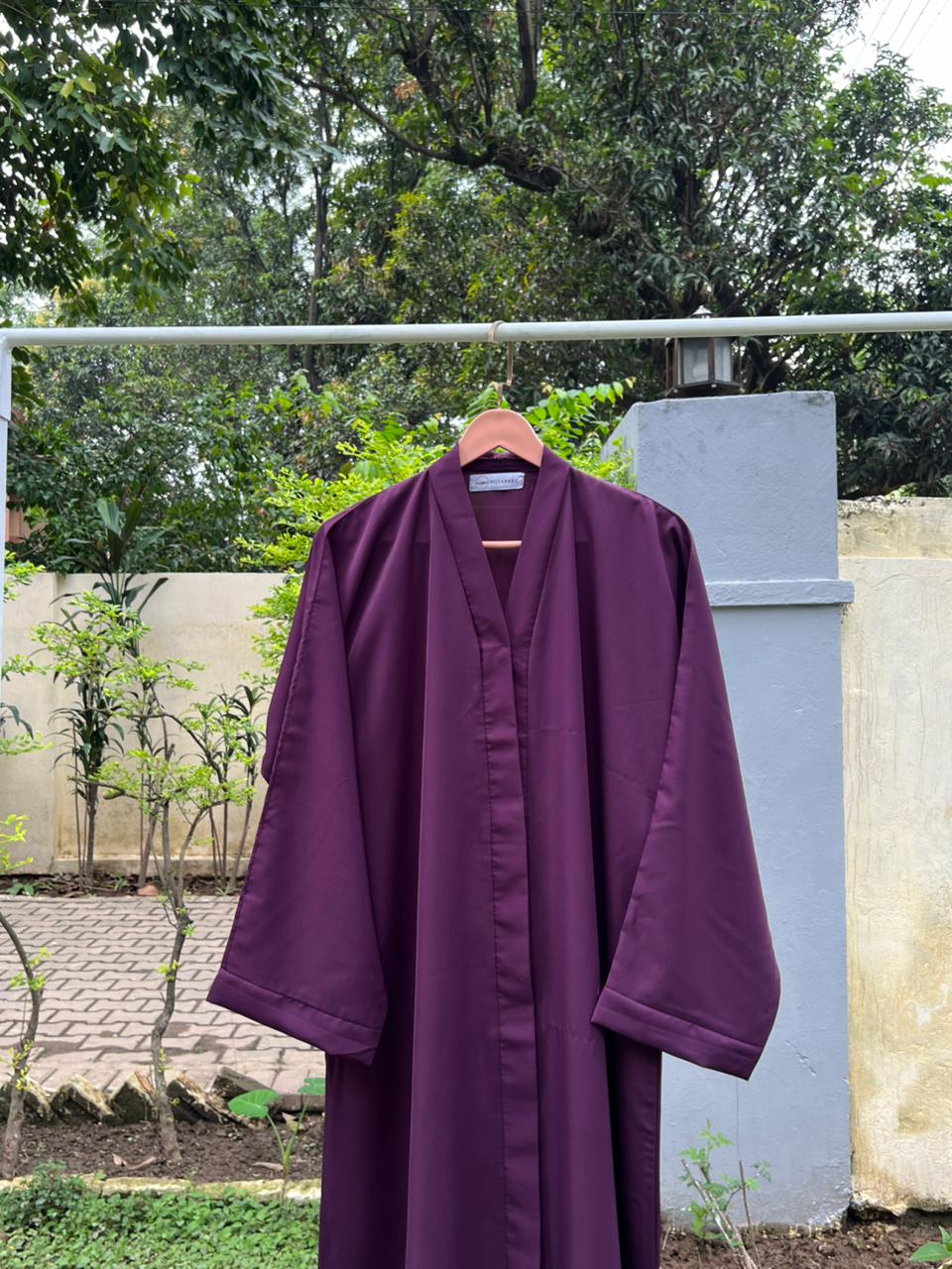 PLAIN CLASSIC ABAYA VOLUME 1  - MEHROON
