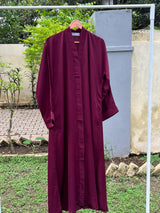 PLAIN CLASSIC ABAYA VOLUME 1  - MEHROON