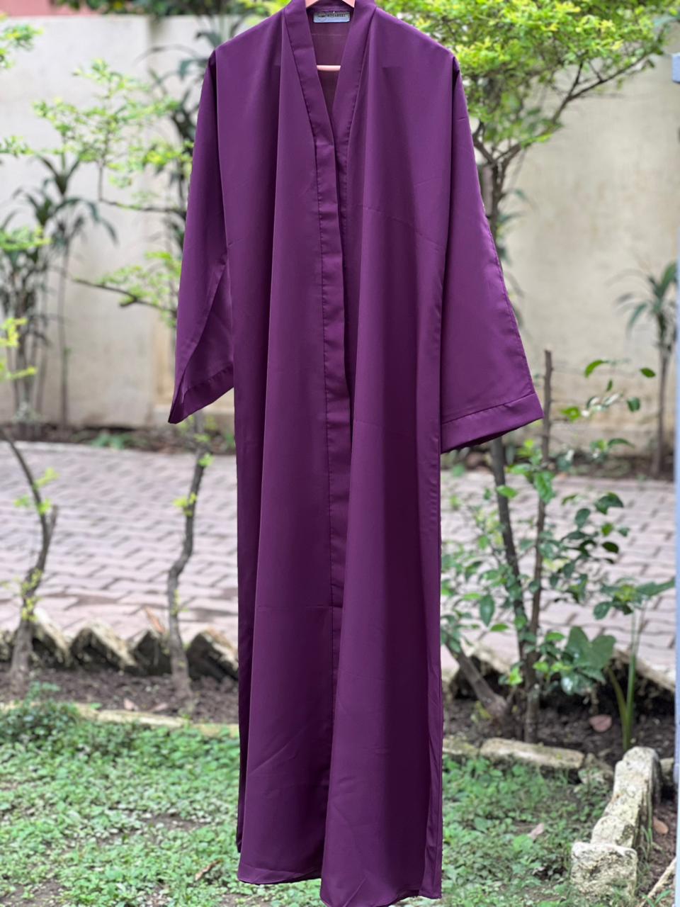 PLAIN CLASSIC ABAYA VOLUME 1  - MEHROON