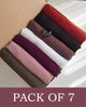 GEORGETTE HIJAB BUNDLES-PACK OF 7