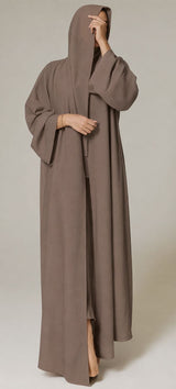 PLAIN CLASSIC ABAYA VOLUME 1  - CAMEL