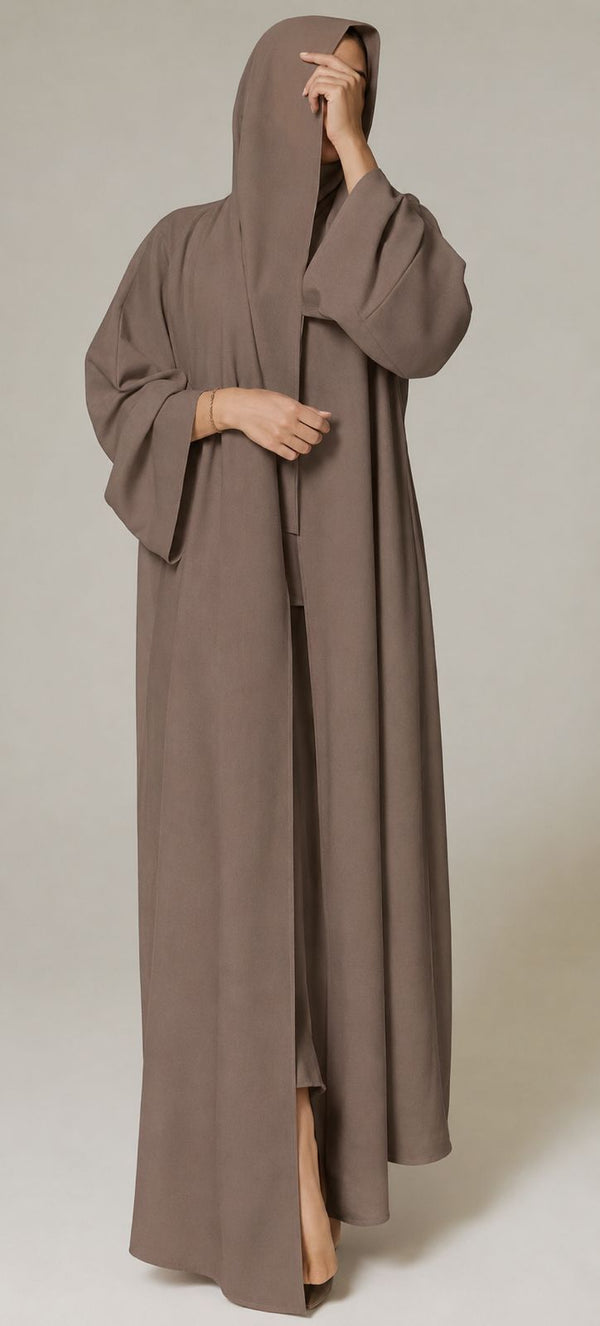 PLAIN CLASSIC ABAYA VOLUME 1  - CAMEL