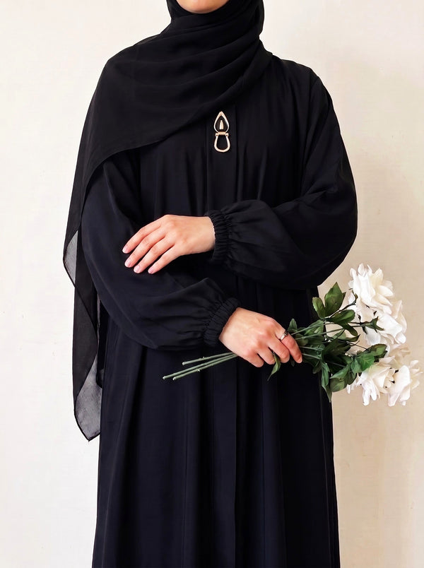 Rs. 1,599 – Everyday Plain Abaya - BEAR BLACK