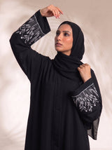 The Wildflower Abaya - Black