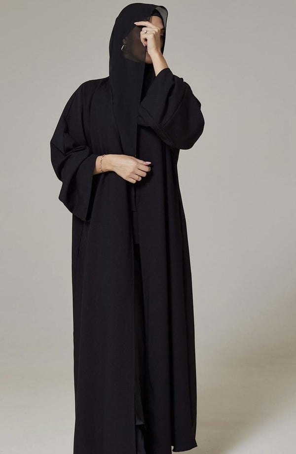 PLAIN CLASSIC ABAYA VOLUME 1 - BLACK