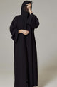 PLAIN CLASSIC ABAYA VOLUME 1 - BLACK