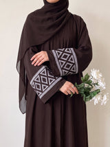 The Prism Abayah - Seal Brown
