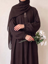 Rs. 1,599 – Everyday Plain Abaya - Brown Bark