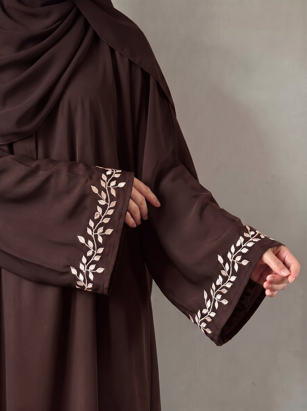 Belle Abaya - Seal Brown