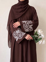 Petal Muse Abayah - Seal Brown