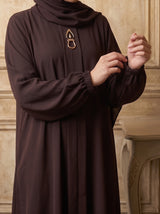 Rs. 1,599 – Everyday Plain Abaya - Brown Bark