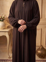 Rs. 1,599 – Everyday Plain Abaya - Brown Bark