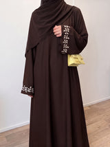 Belle Abaya - Seal Brown