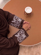 Petal Muse Abayah - Seal Brown