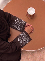 The Wildflower Abaya - Seal Brown
