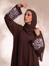 Petal Muse Abayah - Seal Brown