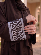 The Prism Abayah - Seal Brown