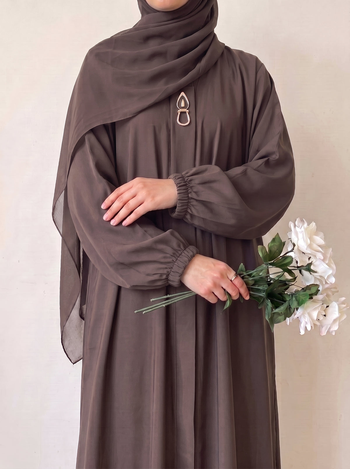Rs. 1,599 – Everyday Plain Abaya - Softwood Camel