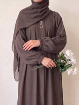 Rs. 1,599 – Everyday Plain Abaya - Softwood Camel