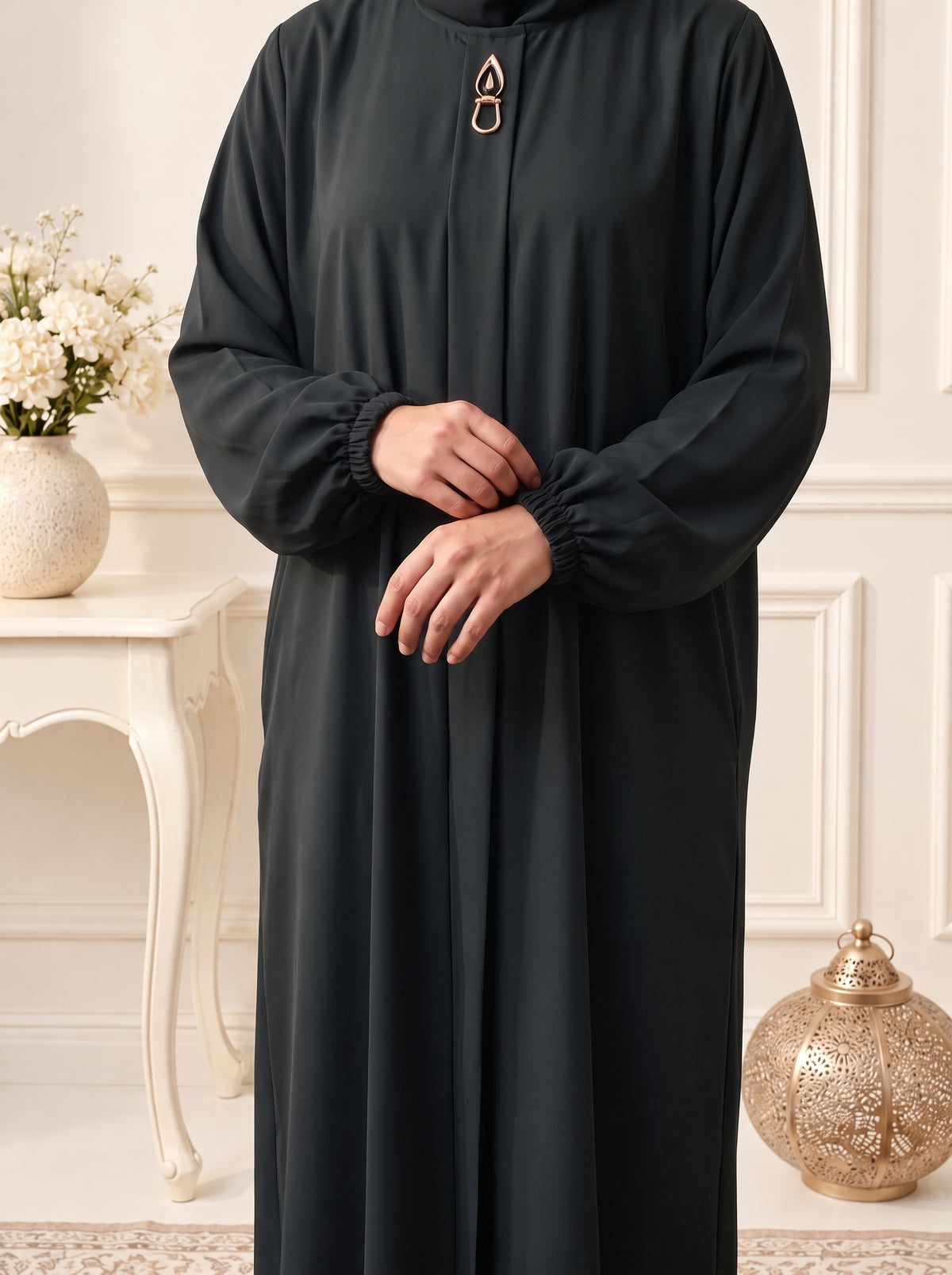 Rs. 1,599 – Everyday Plain Abaya - Baltic Sea