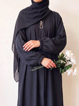 Rs. 1,599 – Everyday Plain Abaya - Graphite Mist