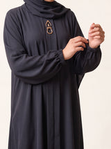 Rs. 1,599 – Everyday Plain Abaya - Graphite Mist