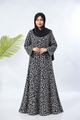 PRINTED ABAYA (PLAIN MAXI) - 221