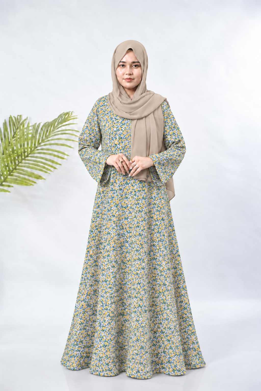 PRINTED ABAYA (PLAIN MAXI) - 219