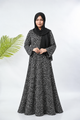 PRINTED ABAYA (PLAIN MAXI) - 220
