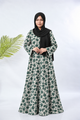 PRINTED ABAYA (PLAIN MAXI) - 226
