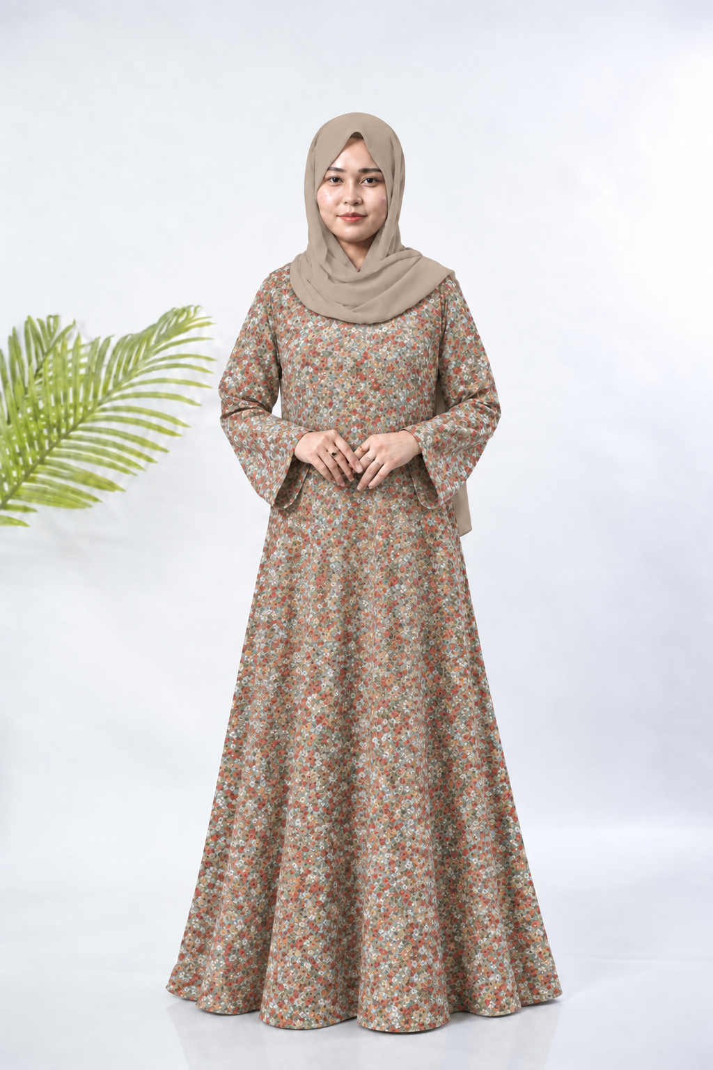 PRINTED ABAYA (PLAIN MAXI) - 222