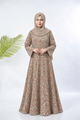 PRINTED ABAYA (PLAIN MAXI) - 222