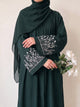 The Wildflower Abaya - Timber Green