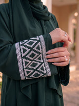 The Prism Abayah - Timber Green