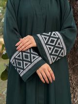 The Prism Abayah - Timber Green