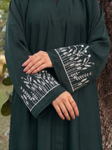 The Wildflower Abaya - Timber Green