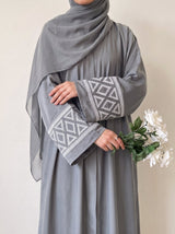 The Prism Abayah - Smoky Grey