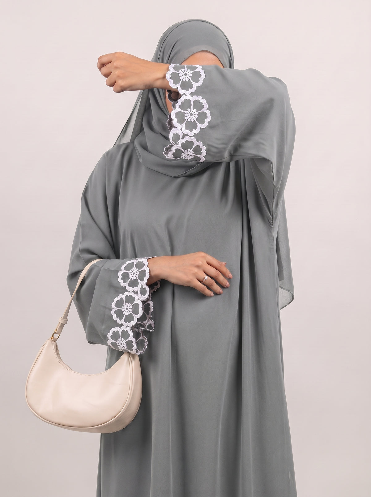 Cutwork Charm - Smoky Grey