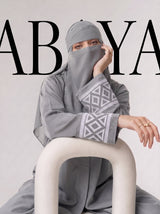 The Prism Abayah - Smoky Grey
