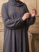 Rs. 1,599 – Everyday Plain Abaya - Dim Grey