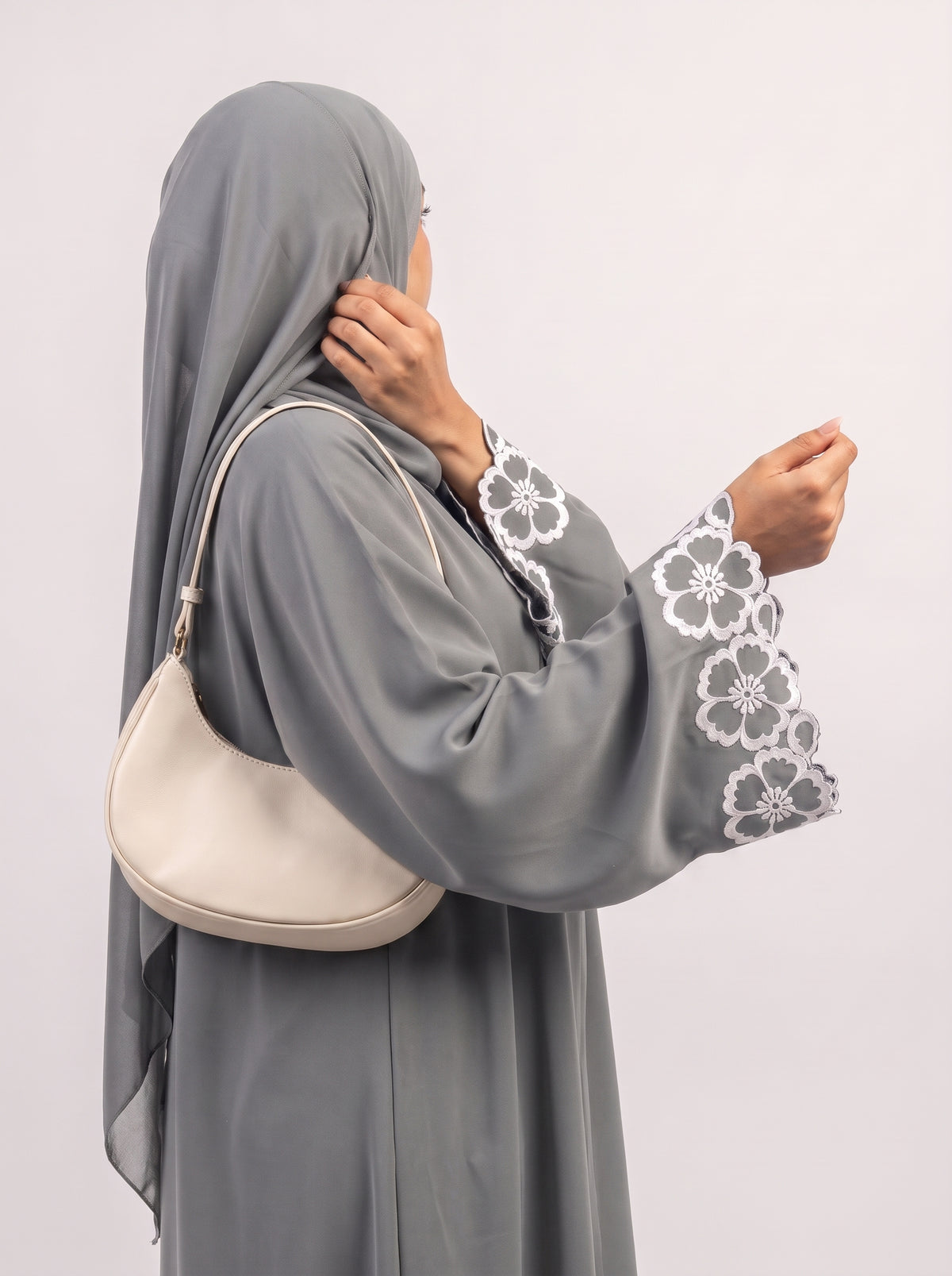 Cutwork Charm - Smoky Grey