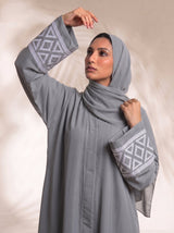 The Prism Abayah - Smoky Grey