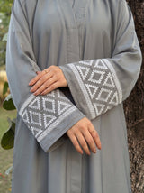 The Prism Abayah - Smoky Grey