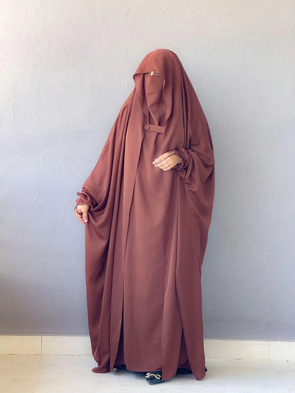 SAUDI JILBAB ( IMPORTED KOREAN NIDA) - TPINK