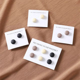ROUND NEUTRAL HIJAB MAGNETS - (SINGLE PAIR)